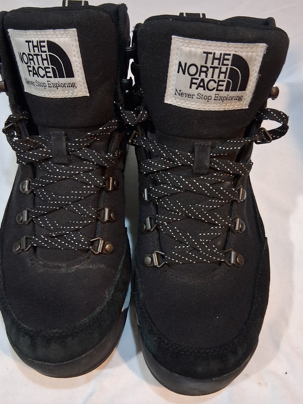 The North Face Black Lace-Up Hiking Boots